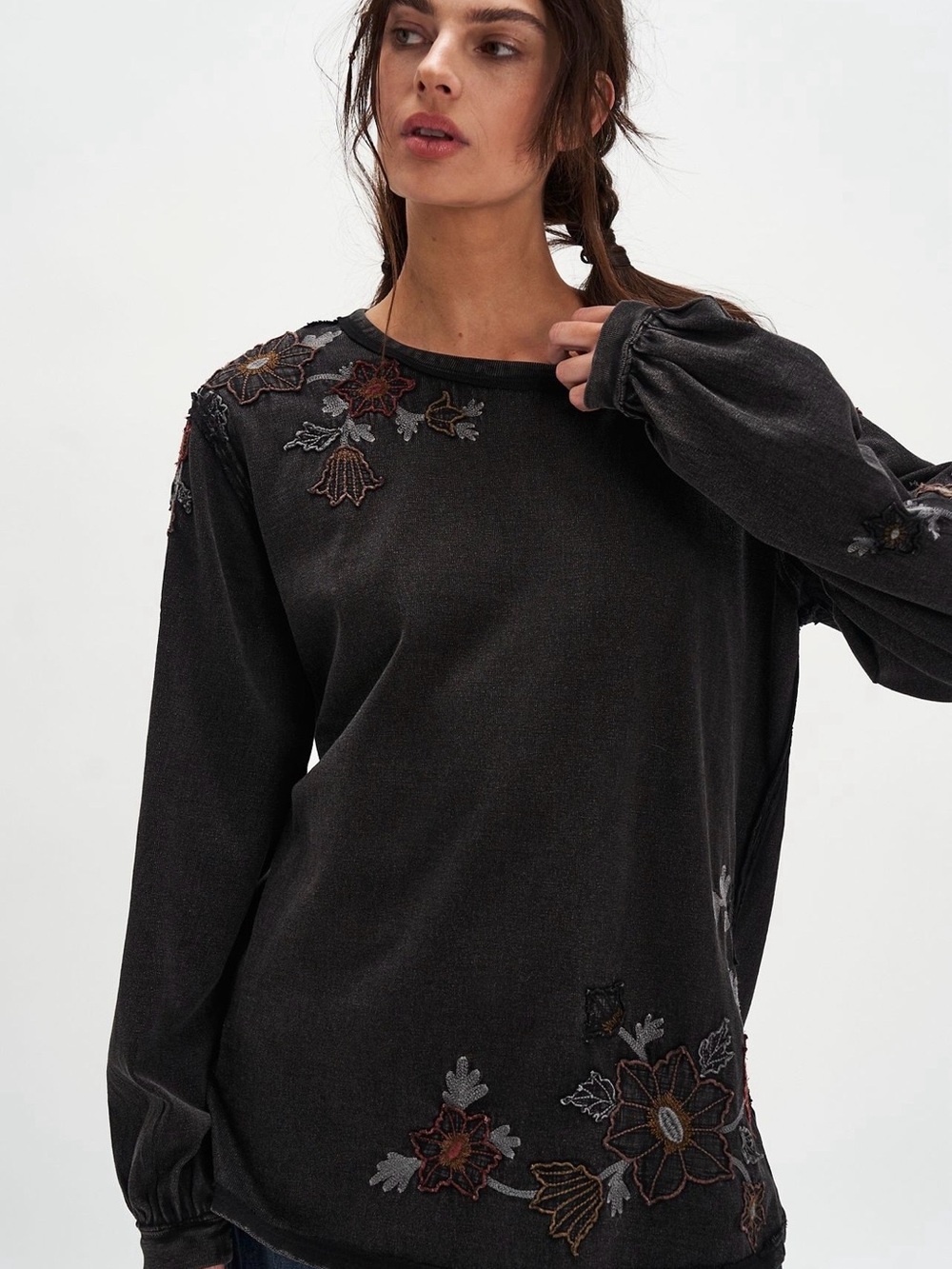 Free People Violet Vines Long Sleeve - Picture 7 of 10